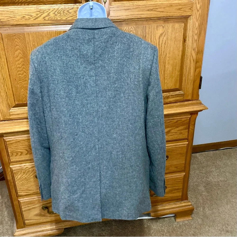J. Crew Ludlow Jacket Yorkshire Tweed Two‎ Button Sport Coat Grey Men’s Sz 44L
